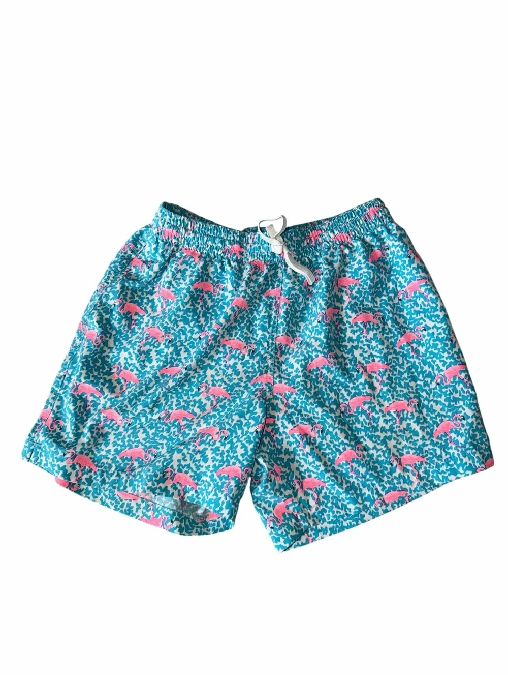 chubbies The Domingos Are For Flamingos Swim Shorts Size M